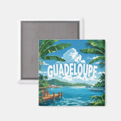 GUADELOUPE MAGNET (Vorderseite/Rückseite)