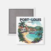 GUADELOUPE MAGNET (Vorderseite/Rückseite)