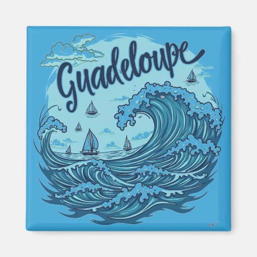 GUADELOUPE MAGNET (Vorne)