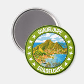 Guadeloupe Magnet (Vorderseite/Rückseite)