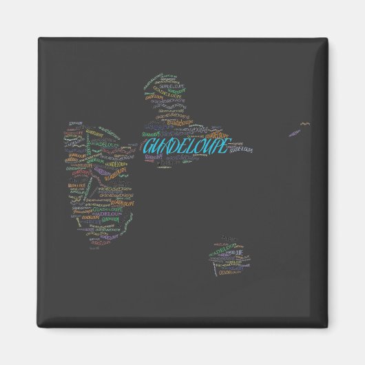 GUADELOUPE MAGNET (Vorne)