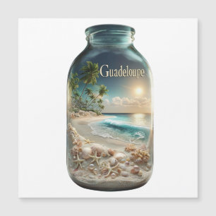 GUADELOUPE MAGNETKARTE