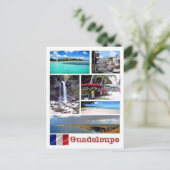 Guadeloupe - Mosaik - Postkarte (Stehend Vorderseite)