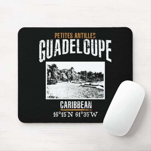 Guadeloupe Mousepad (Mit Mouse)