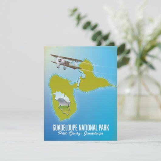 Guadeloupe National Park Map (Stehend Vorderseite)