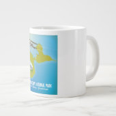 Guadeloupe National Park Map Jumbo-Tasse (Vorderseite Rechts)