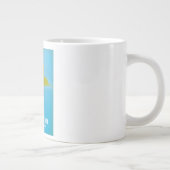 Guadeloupe National Park Map Jumbo-Tasse (Rechts)