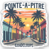 GUADELOUPE-PFAHLSPITZE AUFKLEBER (Vorderseite)