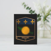 Guadeloupe Postkarte (Stehend Vorderseite)