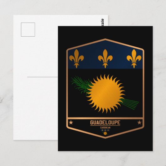 Guadeloupe Postkarte (Vorne/Hinten)