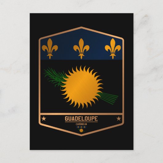 Guadeloupe Postkarte (Vorderseite)