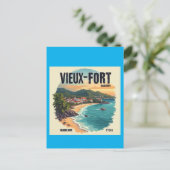 GUADELOUPE POSTKARTE (Stehend Vorderseite)