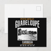 Guadeloupe Postkarte (Vorne/Hinten)