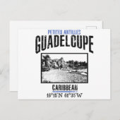 Guadeloupe Postkarte (Vorne/Hinten)
