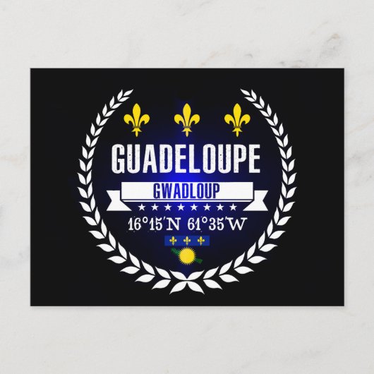 Guadeloupe Postkarte (Vorderseite)