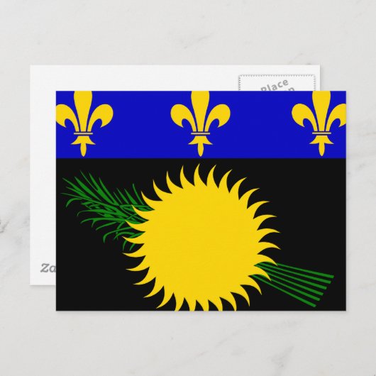 Guadeloupe Postkarte (Vorne/Hinten)