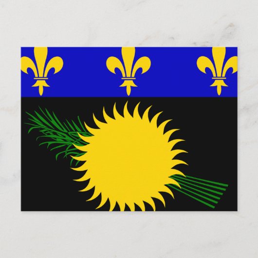 Guadeloupe Postkarte (Vorderseite)