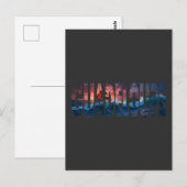 GUADELOUPE POSTKARTE (Vorne/Hinten)