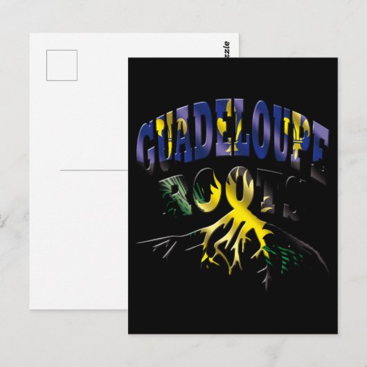 Guadeloupe Postkarte (Vorne/Hinten)