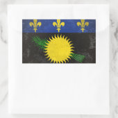 Guadeloupe Rechteckiger Aufkleber (Tasche)