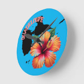 GUADELOUPE RUNDE WANDUHR (Winkel)