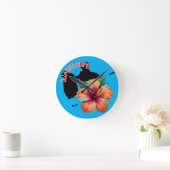 GUADELOUPE RUNDE WANDUHR (Zuhause)