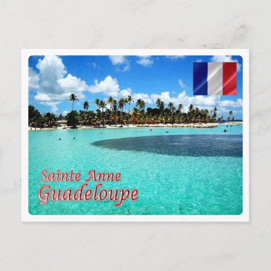 Guadeloupe - Sainte Anne - Postkarte (Vorderseite)