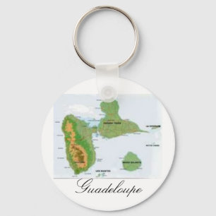 Guadeloupe Schlüsselanhänger