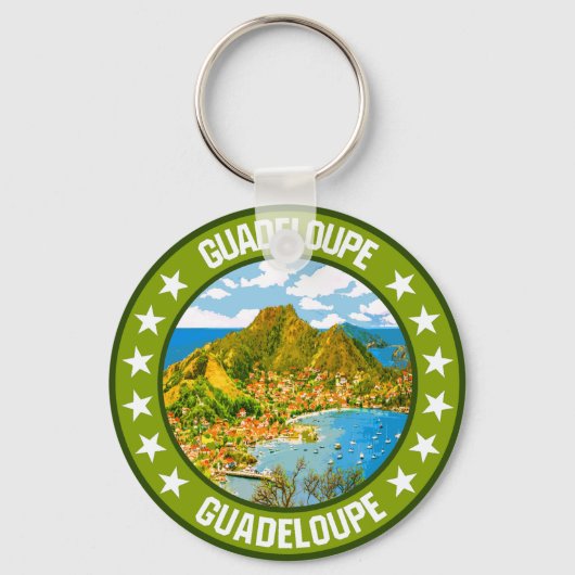 Guadeloupe Schlüsselanhänger (Vorderseite)