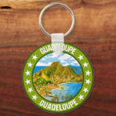 Guadeloupe Schlüsselanhänger (Rückseite)