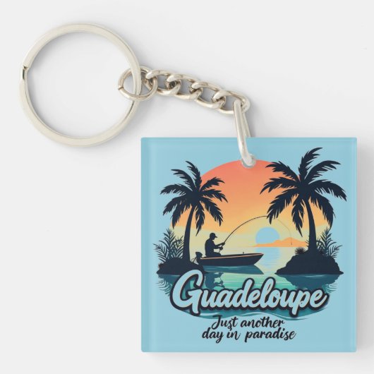 GUADELOUPE SCHLÜSSELANHÄNGER (Vorderseite)