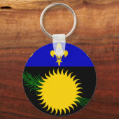 Guadeloupe Schlüsselanhänger (Vorderseite)