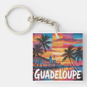 Guadeloupe Schlüsselanhänger