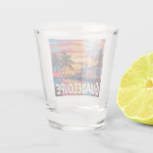 Guadeloupe Schnapsglas (Rückseite)