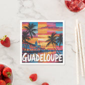 Guadeloupe Serviette (Beispiel)