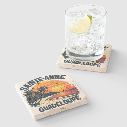 GUADELOUPE STEINUNTERSETZER (Seitenansicht)