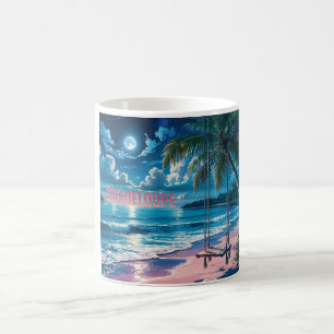 Guadeloupe: Verzauberte Nacht am tropischen Strand Kaffeetasse
