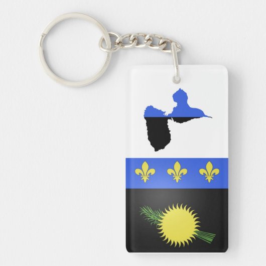 Guadoupe-Schlüsseltür Schlüsselanhänger (Vorderseite)