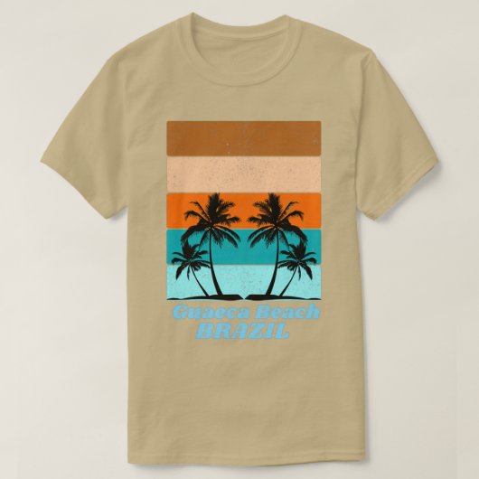 Guaeca Beach für Strandurlauber T-Shirt (Design vorne)