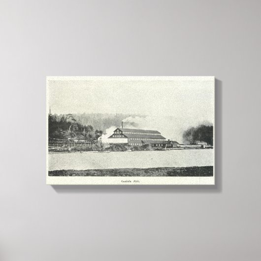 Gualala Mill, Kalifornien Leinwanddruck (Vorderseite)