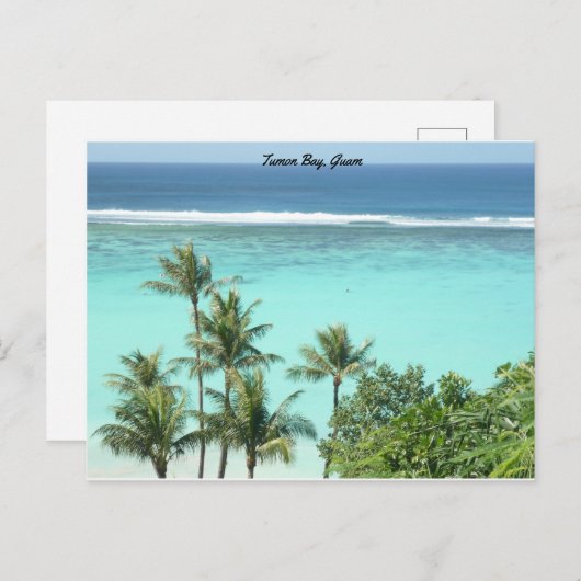 GUAM 671 Tumon Bay 4 Postkarte (Vorne/Hinten)