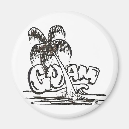 guam b&w magnet (Vorne)