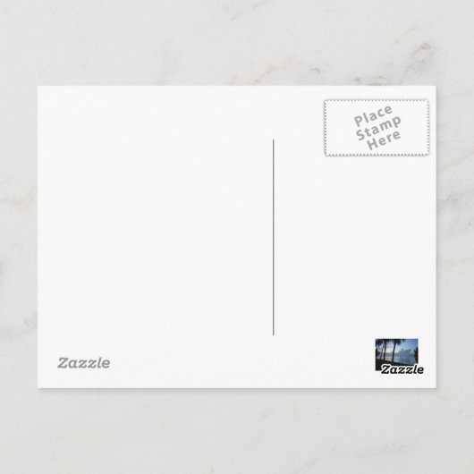 Guam Beach Park Sunset Postkarte (Rückseite)