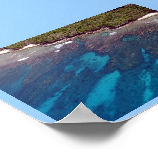 Guam Beach Poster (Ecke)