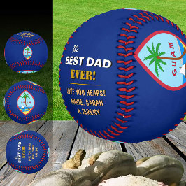 Guam Best Vater, patriotische USA, Guamanische Fla Baseball
