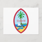 GUAM - Emblem/Fahne/Wappen/Symbol Postkarte (Vorderseite)
