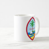 GUAM - Emblem/Flagge/Wappen/Symbol Kaffeetasse (VorderseiteRechts)