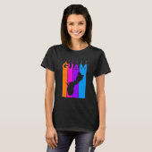 Guam Farbige Blasen T-Shirt (Vorne ganz)
