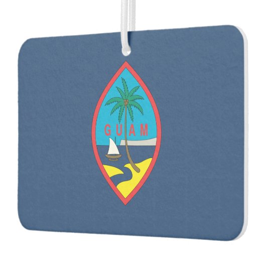 GUAM Flag - Autolufterfrischer (Links)