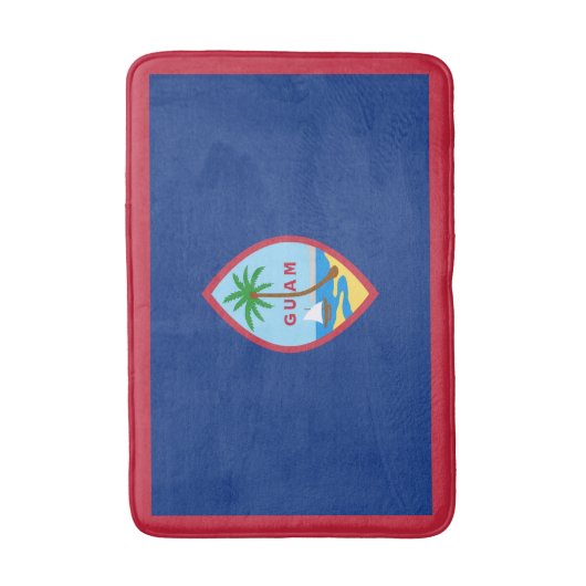 Guam Flag Badematte (Vorderseite Vertikal)